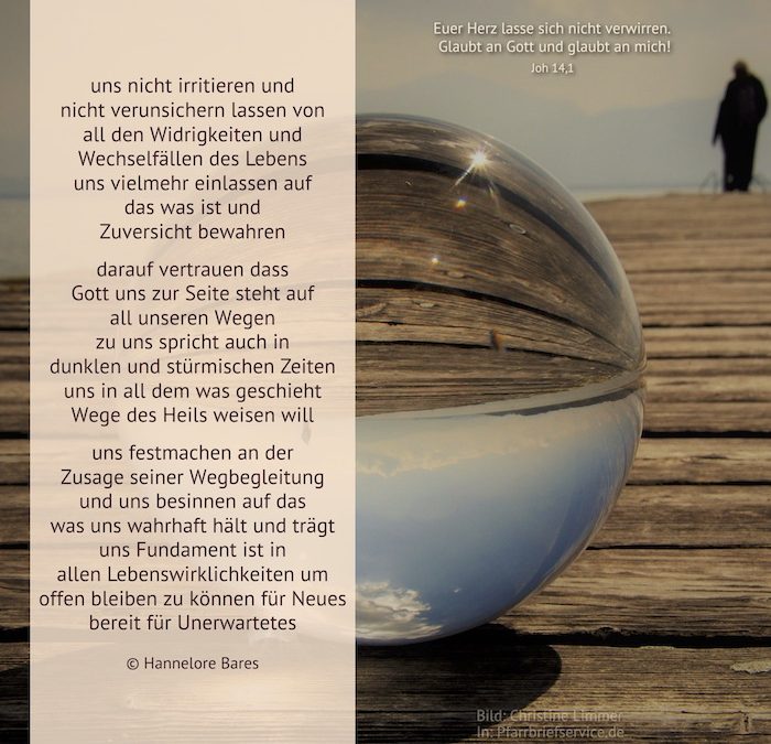 Auf Gottes Wegbegleitung vertrauen