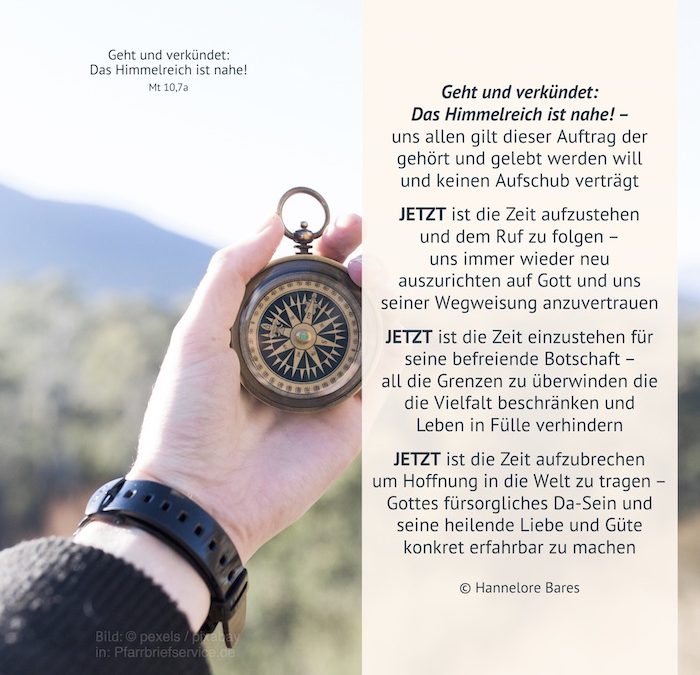Das Himmelreich ist nahe!