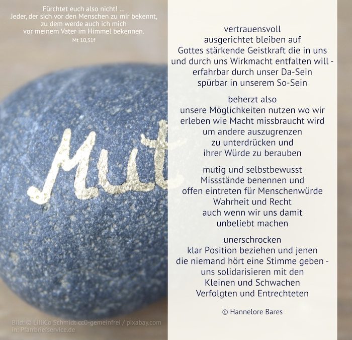 Nur Mut!
