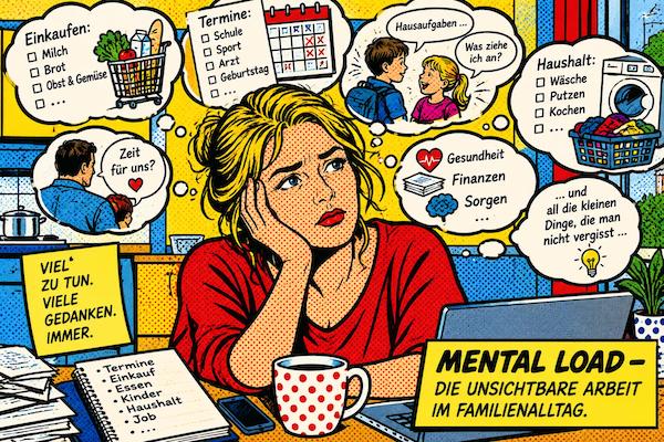 Mental Load: Wenn der Kopf nicht zur Ruhe kommt