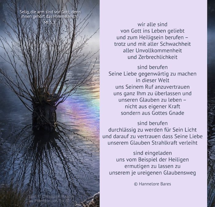 Zum Heiligsein berufen